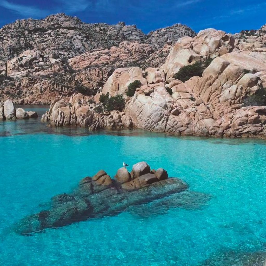 cala coticcio o Thaiti a Caprera