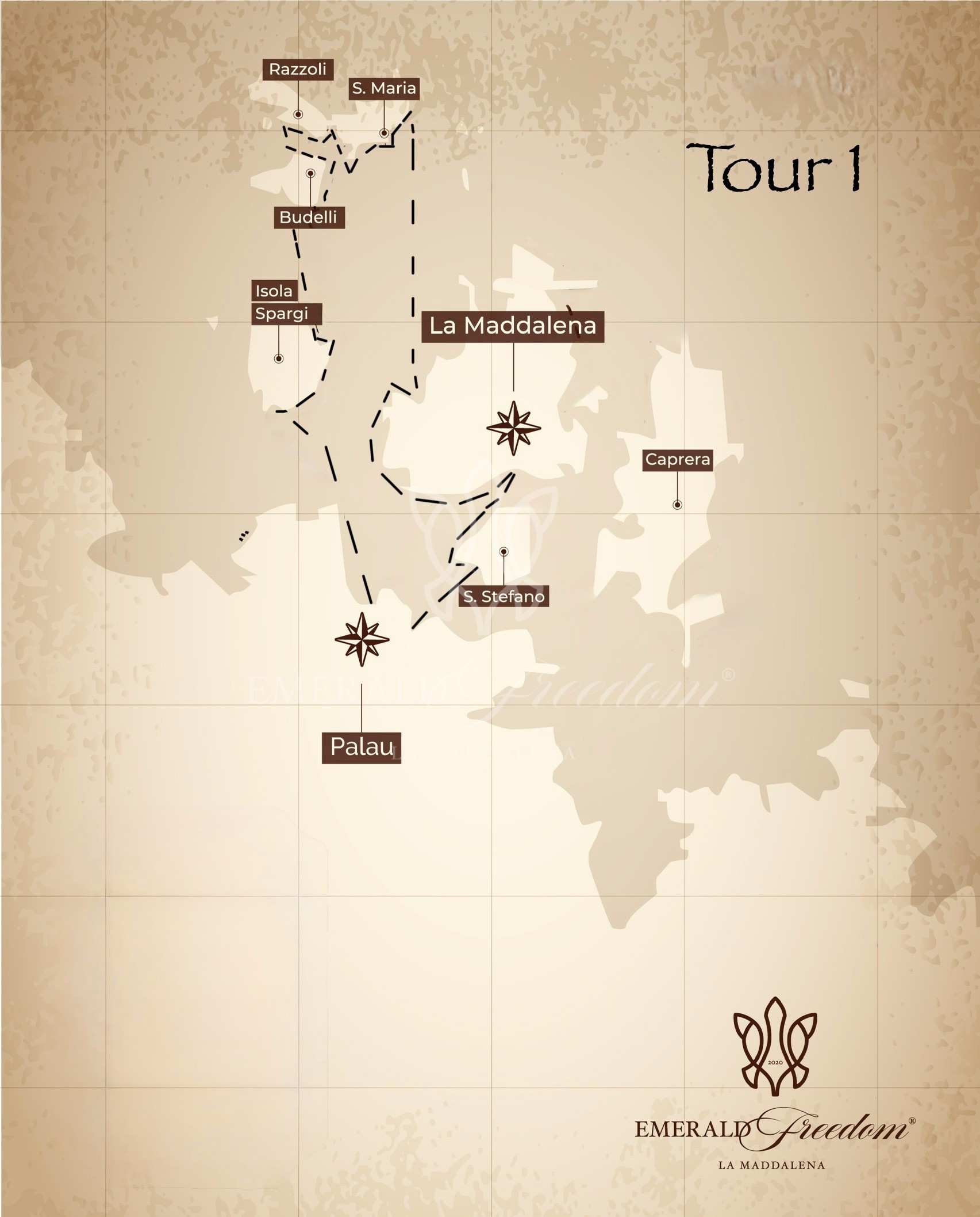 Arcipelago Maddalena | Tour in barca di Mezza Giornata e Skipper