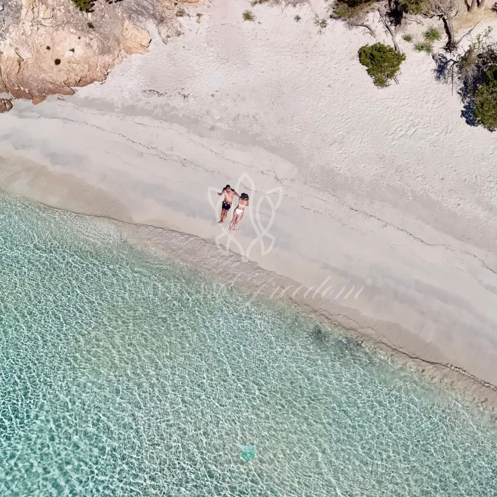 Romantic honeymoon on board Emerald Freedom La Maddalena, exploring the most scenic coves of the La Maddalena Archipelago
